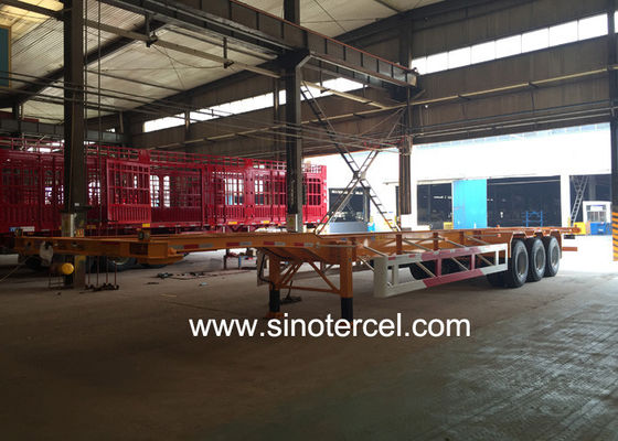 12Pcs Lốp 40 Ft Semi Trailer 7 Tons 2 axle Semi Trailer