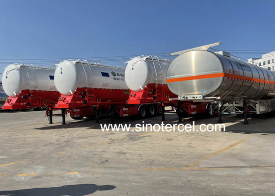 Tùy chỉnh 60CBM dầu Tanker Semi trailer với máy bơm và dòng chảy
