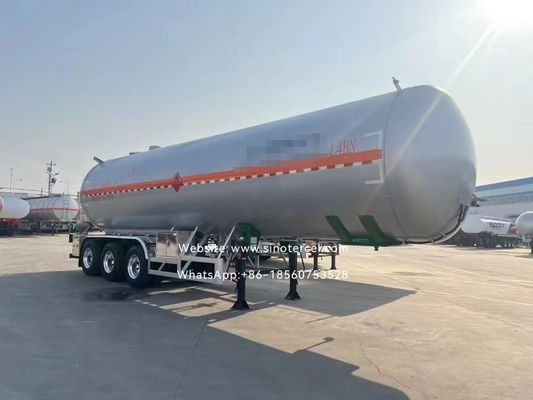30CBM -60CBM Semi Tanker Trailer Pentane Semi Trailer 3 trục / 4 trục
