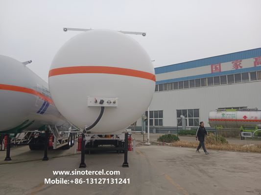 30CBM -60CBM Semi Tanker Trailer Pentane Semi Trailer 3 trục