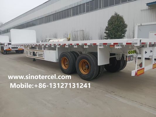 2 axle flatbed semi trailer giải pháp cuối cùng cho nhu cầu vận chuyển hạng nặng