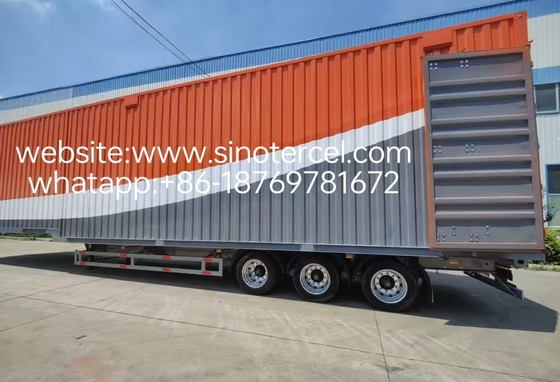 Rơ moóc bán tải thùng hàng chịu lực cao 3 trục với khả năng chịu tải lớn