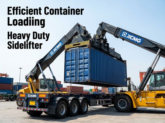 sức mạnh Thép Chassis Sidelifter với 37 tấn Nâng Capacity