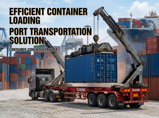 Chế độ tải an toàn với Sidelifter trailer Side Unloading và nút dừng khẩn cấp
