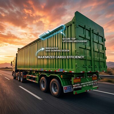Xe bán treo chở hàng hạng nặng đóng 30-50 tấn