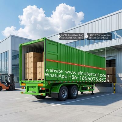 Rơ moóc bán tải thùng kín 60 tấn với thân bằng thép cường độ cao