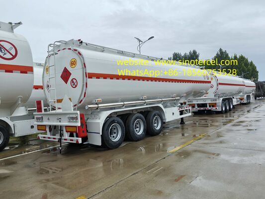 Trailer tàu chở dầu Pentane Semi Trailer 3 trục 30CBM -60CBM Chất liệu có thể được tùy chỉnh