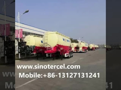 40000 Lit dung lượng bể nhiên liệu Semi trailer với van giảm áp và thiết bị chống tĩnh